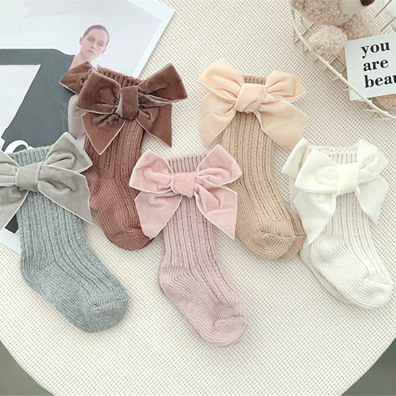 Baby Xl - Осенние детские носки, толстые вязаные носки