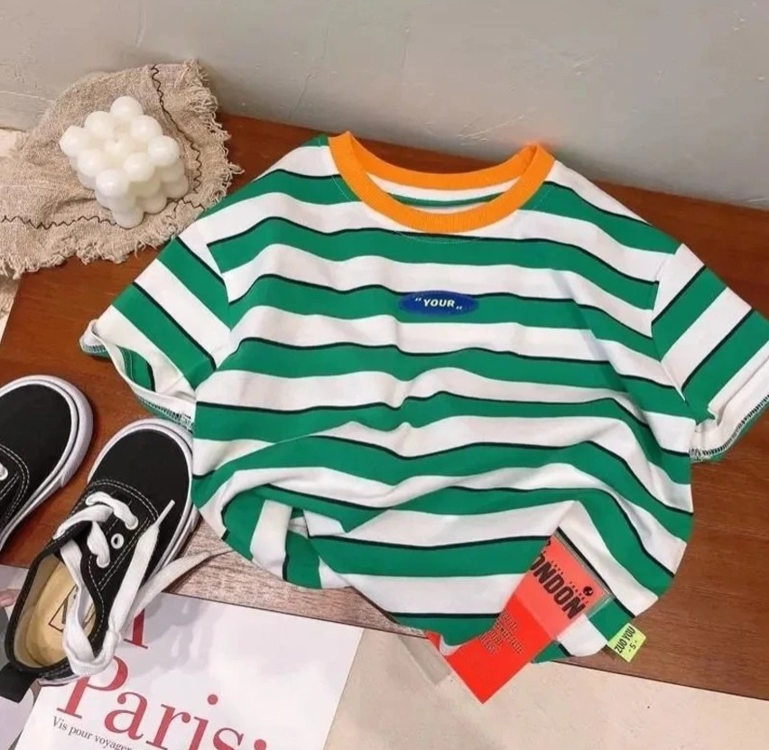 Baby Clothing Patterns Free - Модная полосатая футболка с коротким рукавом