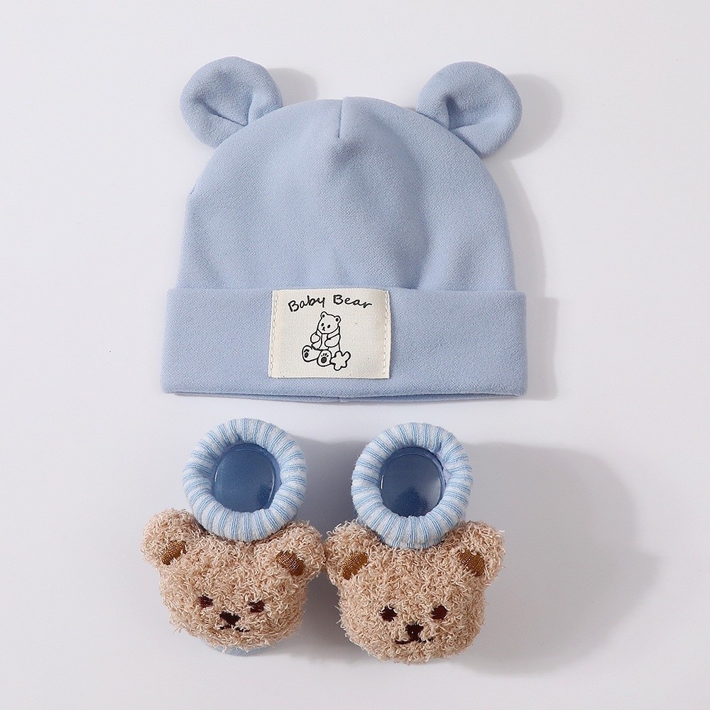 Baby Hat Beanie - 2 шт./набор: милый хлопковый комплект для