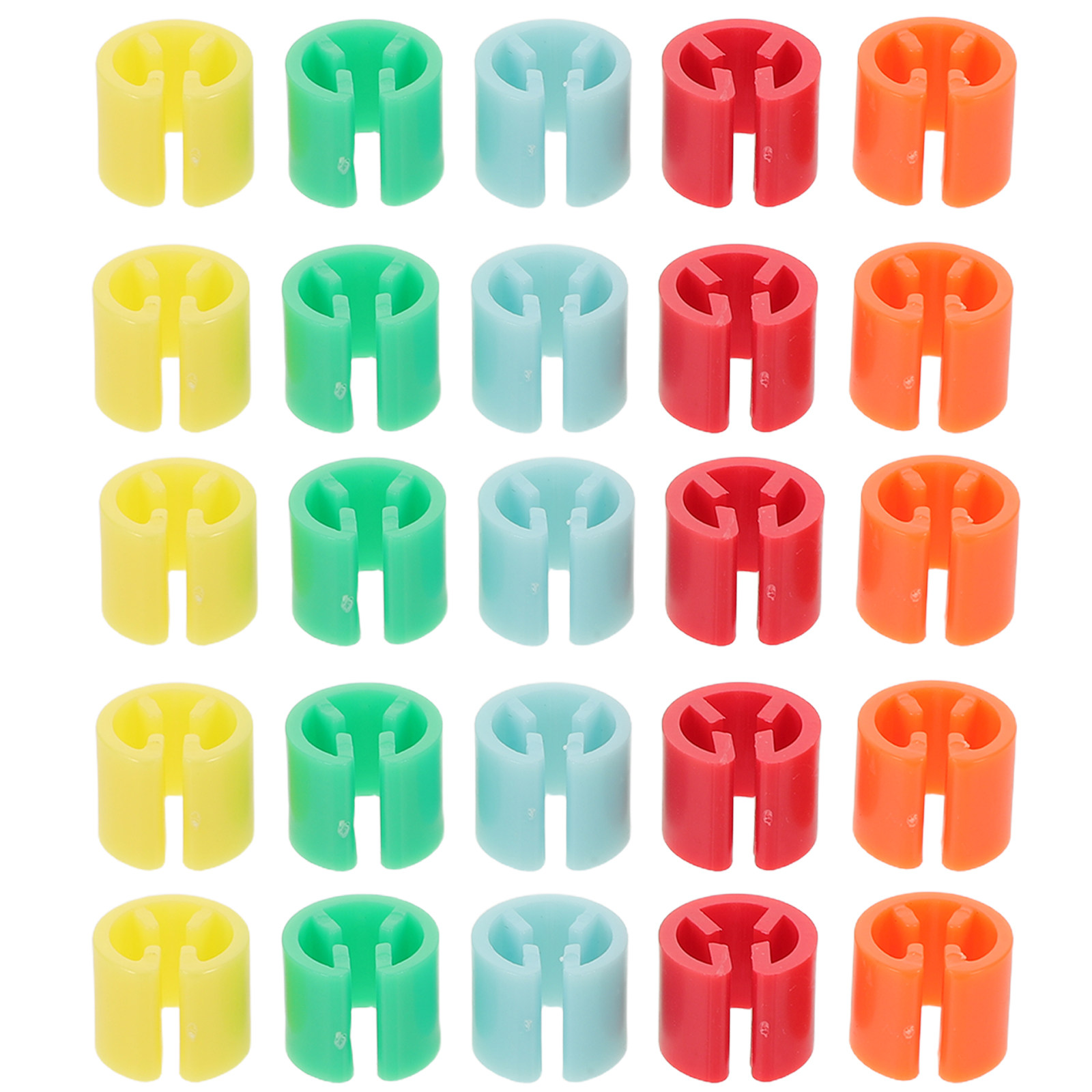 Baby Clothing Hanger Dividers - 150 шт. цветных пластиковых бирок-ценников, круглые