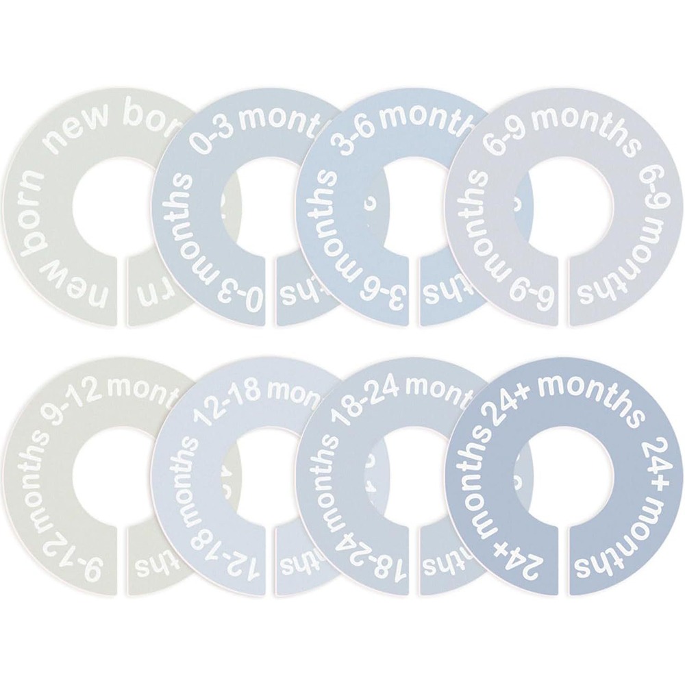 Baby Clothing Hanger Dividers - Набор из 68/9 шт. пластиковых разделителей