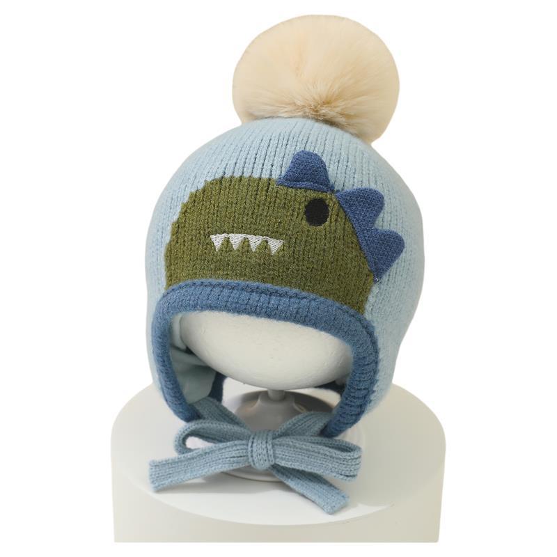 Baby Hat Beanie - Милая вязаная шапка-бини с помпоном и
