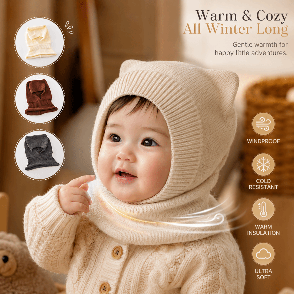 Новая теплая шерстяная детская – обзор и цена Baby Hat Beanie