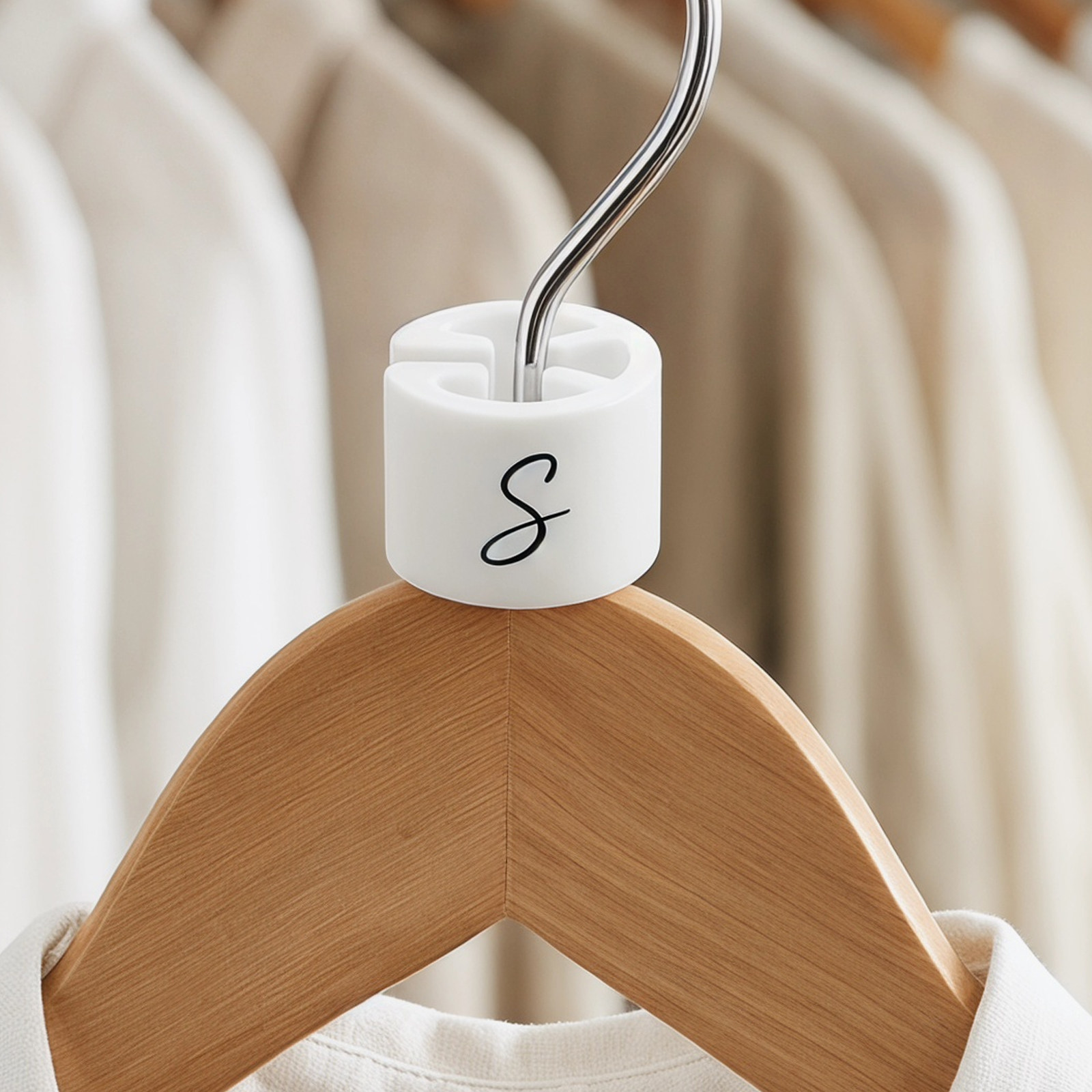 100 шт. круглых пластиковых ко – обзор и цена Baby Clothing Hanger Dividers