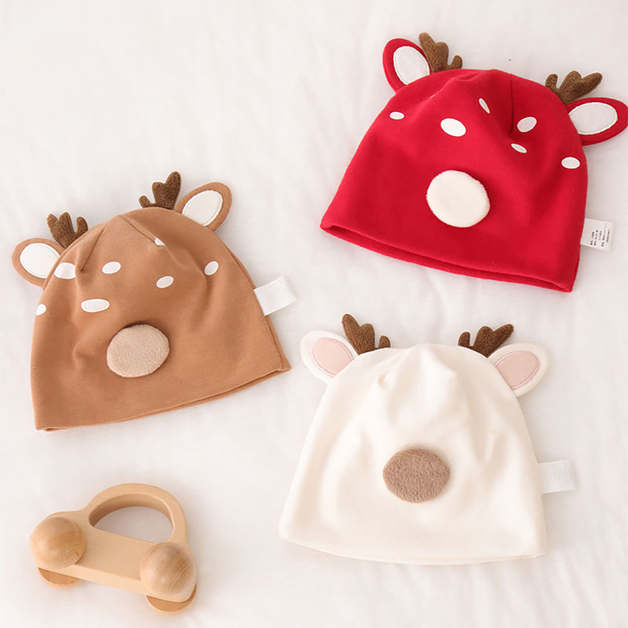 Милая детская шапочка-оленёнок – обзор и цена Baby Hat Beanie