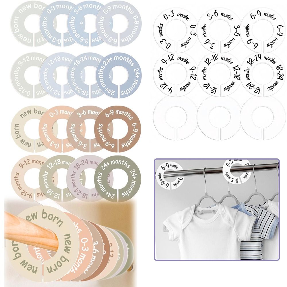 Набор из 68/9 шт. пластиковых  – обзор и цена Baby Clothing Hanger Dividers