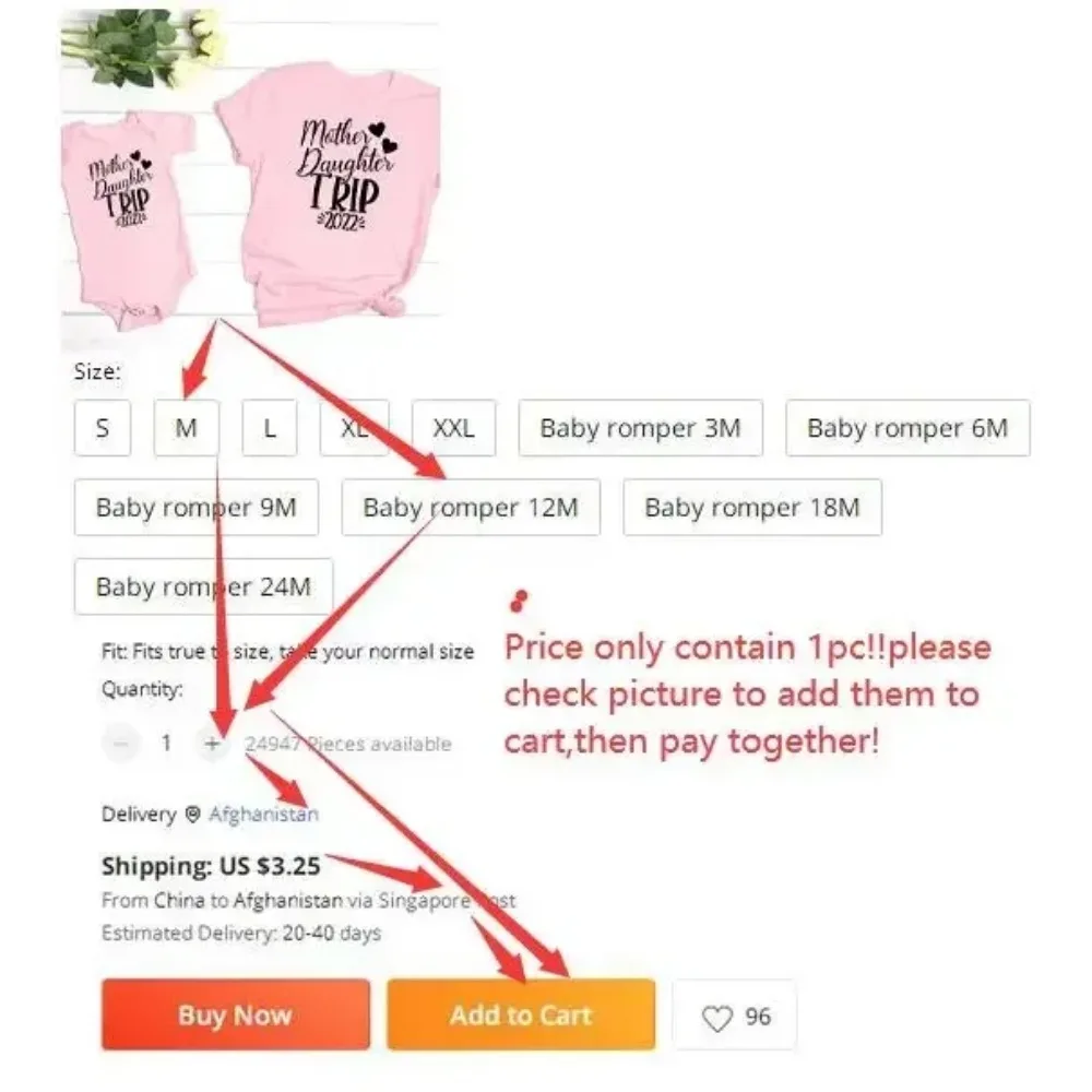 Одинаковый комплект с принтом  – обзор и цена Baby Xl